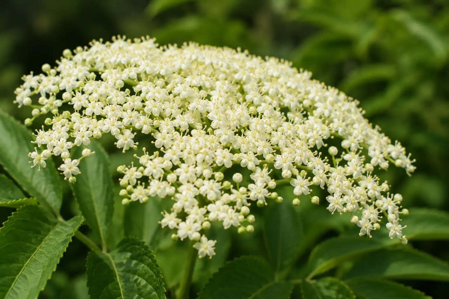 AI illustration of Elderflowers for the AufgussCrew scent wiki