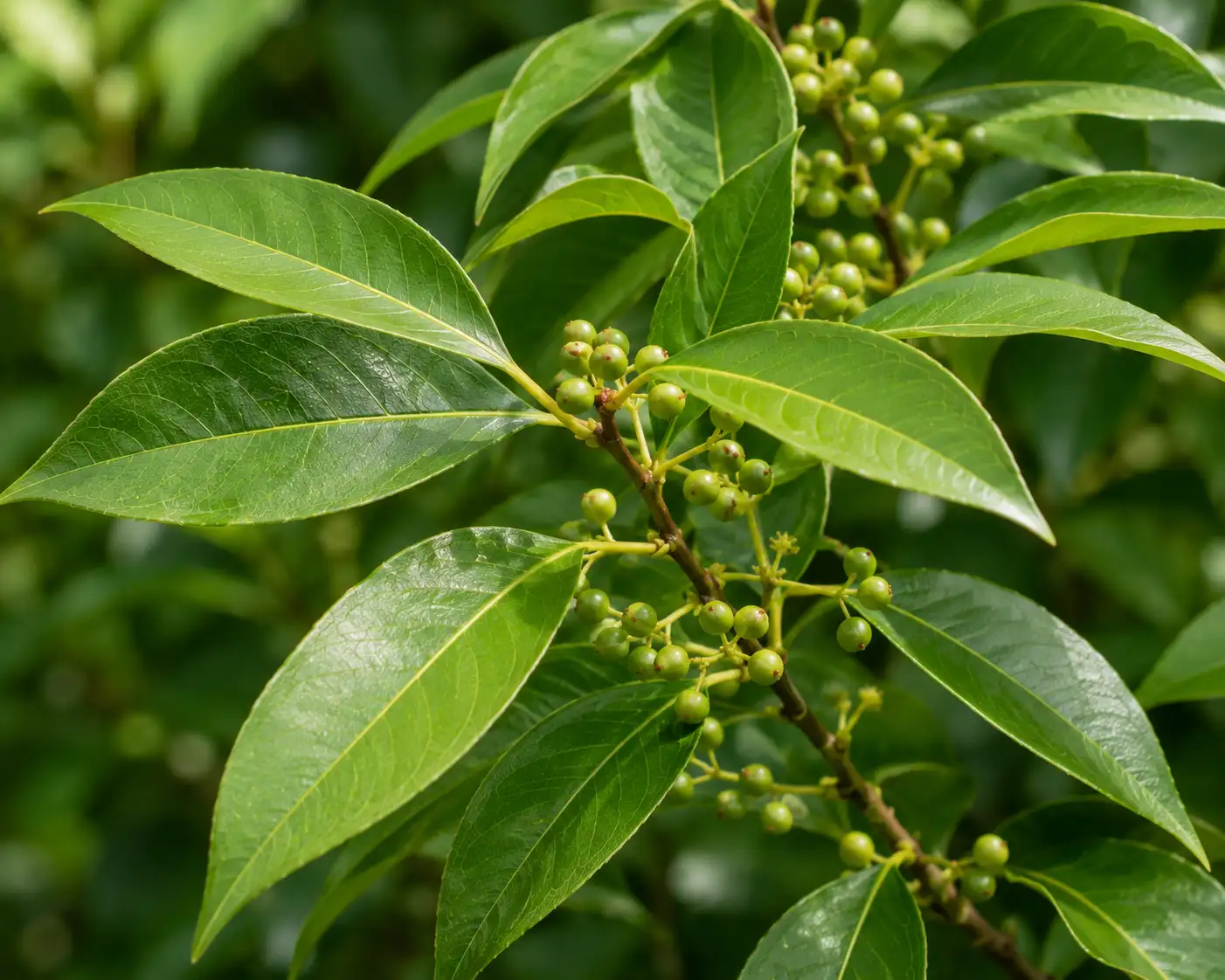 AI illustration of Litsea Cubeba (May Chang) for the AufgussCrew scent wiki