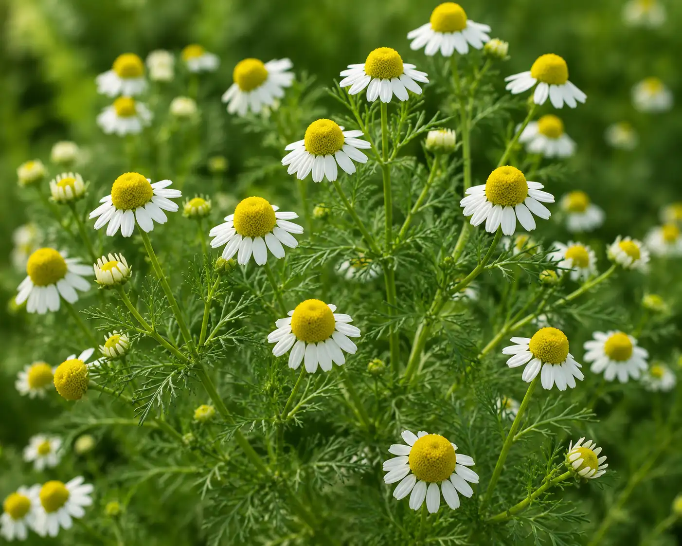 AI illustration of Roman Chamomile for the AufgussCrew scent wiki
